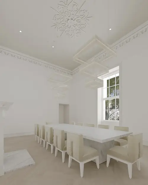 Duddingston House — a further view of the completed interior